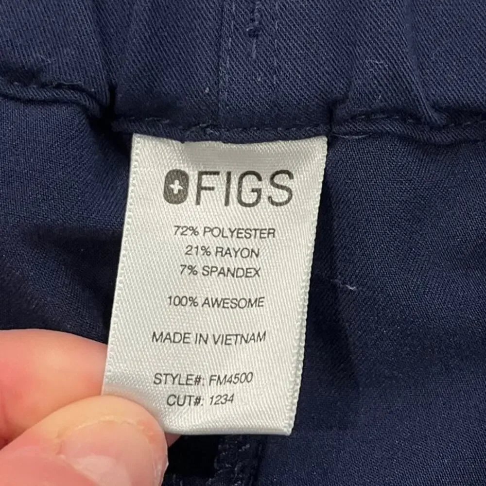 FIGS Pisco Straight-Leg Scrub Pant Navy Size XXL
